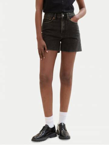 Tom Tailor Denim Джинсові шорти 1041242 Чорний Mom Fit Tom Tailor Denim Джинсові шорти 1041242 Чорний Mom Fit