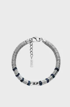 Серебристый браслет Серебряный ONESIZE Diesel DX1572931