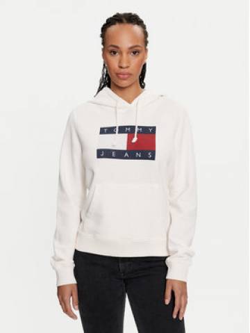 Tommy Jeans Світшот Flag DW0DW18654 Білий Regular Fit Tommy Jeans Світшот Flag DW0DW18654 Білий Regular Fit