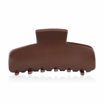 Заколка-краб для волос Tito Beauty Milena шоколадная, 1 шт