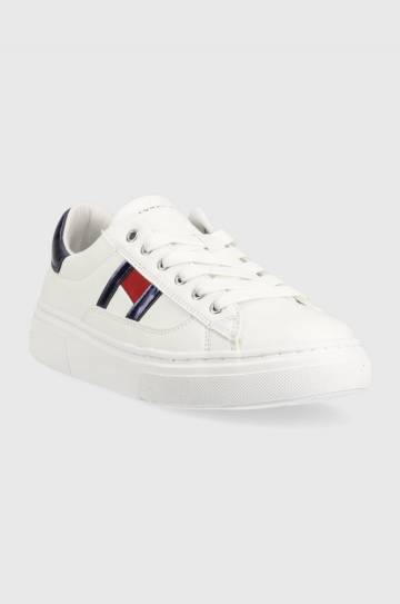 Детские кроссовки Tommy Hilfiger цвет белый Детские кроссовки Tommy Hilfiger цвет белый