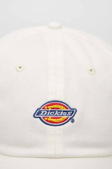 Хлопковая кепка Dickies цвет белый с аппликацией DK0A4TKVC581-CLOUD Хлопковая кепка Dickies цвет белый с аппликацией DK0A4TKVC581-CLOUD