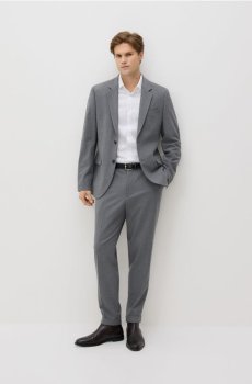 Reserved - Костюмні штани зі стрілками - темно-сірий - 8510H-90M