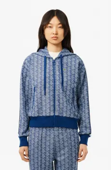 Женская голубая толстовка Голубой 38 Lacoste SF76066LE