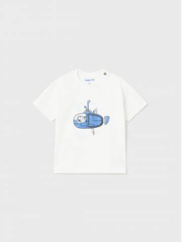 Mayoral Футболка 1029 Білий Regular Fit Mayoral Футболка 1029 Білий Regular Fit