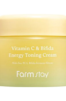 Тонирующий крем для лица FarmStay Vitamin C & Bifida Energy Toning Cream с витамином C и бифидой, 100 мл