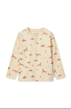 Детская хлопковая пижама Liewood Wilhelm Printed Pyjamas Set