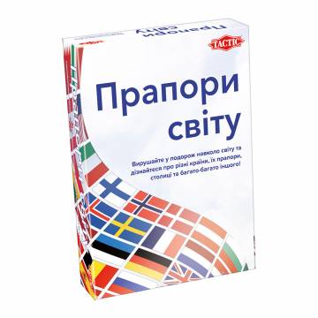 Настільна гра Tactic Прапори світу (58139) Настільна гра Tactic Прапори світу (58139)