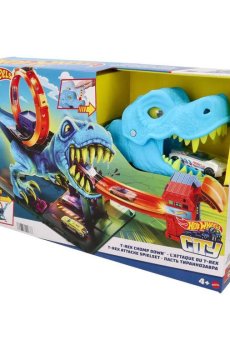 Игровой набор Hot Wheels Охота Ти-Рекса, от 4 лет, 8*26*22 см (HKX42)