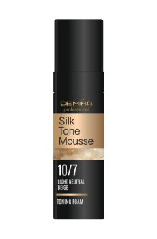 Тонирующая пенка для волос DeMira Professional Silk Tone Mousse 10/7 Light Natural Beige, 120 мл