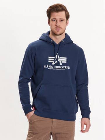 Alpha Industries Світшот Basic 178312 Cиній Regular Fit Alpha Industries Світшот Basic 178312 Cиній Regular Fit
