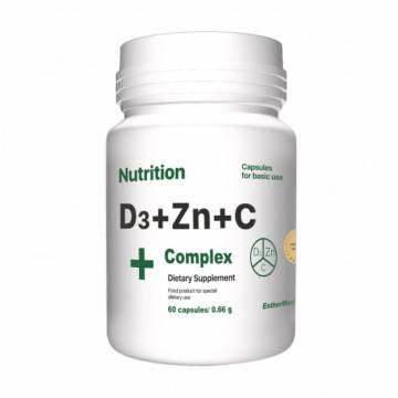 Витаминно-минеральный комплекс AB PRO EntherMeal D3 + Zinc + С Complex+ Caps, 60 капсул Витаминно-минеральный комплекс AB PRO EntherMeal D3 + Zinc + С Complex+ Caps, 60 капсул