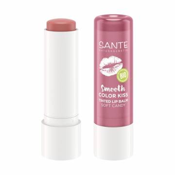 Тонирующий био-бальзам для губ Sante Smooth Color Kiss Tinted Lip Balm 03 Candy, 4.8 г