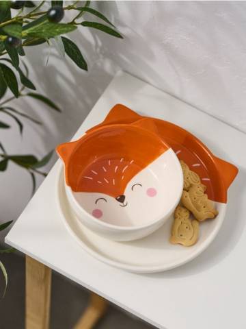 Керамічна миска - різнобарвний