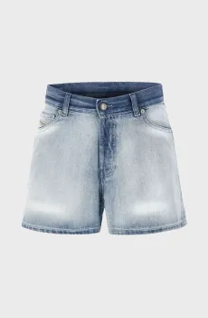 Женские голубые джинсовые шорты HELIOS Голубой 27 Diesel A23831 09P29