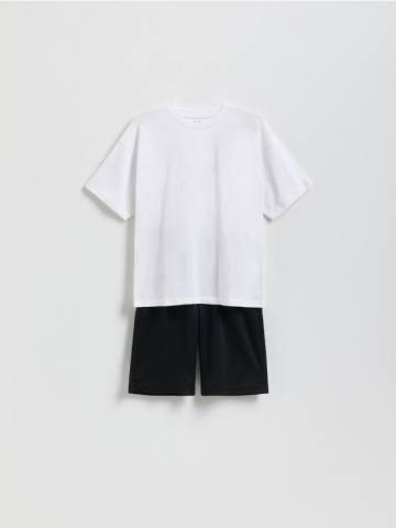 Reserved - Трикотажний комплект - білий - 454HF-00X