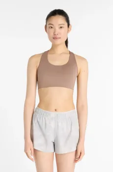 Женский коричневый топ NB Define Train Bra Коричневый M New Balance WB51053EAS