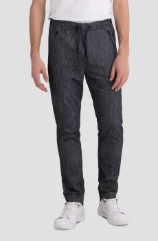 Мужские темно-синие брюки Синий 31-30 Replay M9685 .000.52367