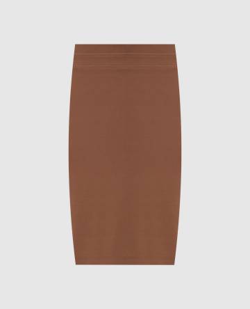 Коричневая юбка