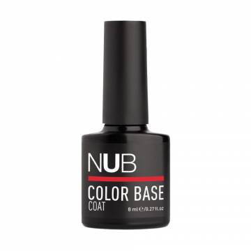 Каучуковая цветная база для гель-лака NUB Color Base Coat 07 Coral, 8 мл Каучуковая цветная база для гель-лака NUB Color Base Coat 07 Coral, 8 мл