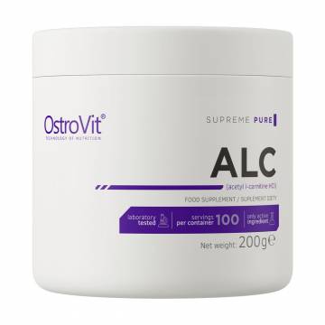 Аминокислота OstroVit Supreme Pure Acetylo L-Karnityna Ацетил L-карнитин, в порошке, 200 г Аминокислота OstroVit Supreme Pure Acetylo L-Karnityna Ацетил L-карнитин, в порошке, 200 г