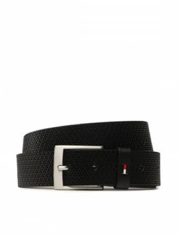 Tommy Hilfiger Чоловічий ремінь Adan 3.5 Embossed AM0AM11229 Чорний Tommy Hilfiger Чоловічий ремінь Adan 3.5 Embossed AM0AM11229 Чорний
