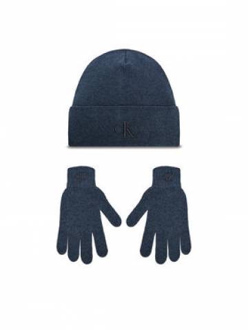 Calvin Klein Набір шапка і рукавички K50K512469 Голубий Calvin Klein Набір шапка і рукавички K50K512469 Голубий