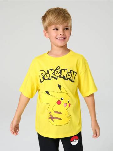 Футболка з принтом Pokemon - жовтий Футболка з принтом Pokemon - жовтий