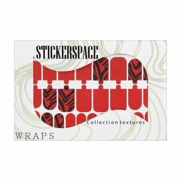 Наклейки для дизайна ногтей StickersSpace Fiery Red (162112) Наклейки для дизайна ногтей StickersSpace Fiery Red (162112)