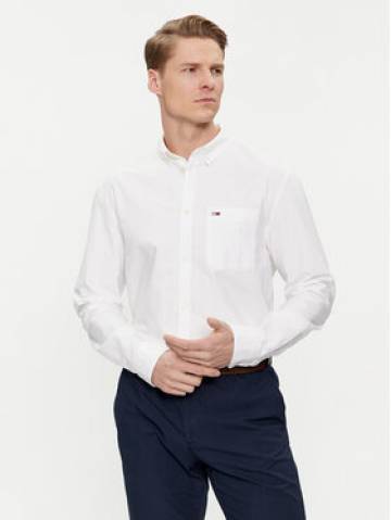 Tommy Jeans Сорочка Oxford DM0DM18335 Білий Regular Fit Tommy Jeans Сорочка Oxford DM0DM18335 Білий Regular Fit
