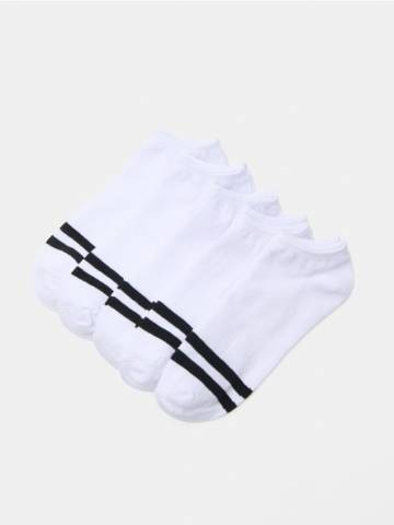 Короткі шкарпетки, 5 пар - білий Короткі шкарпетки, 5 пар - білий