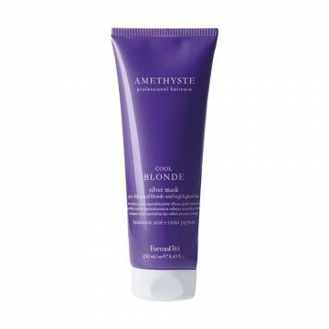Нейтрализующая и увлажняющая маска FarmaVita Amethyste Cool Blonde Silver Mask для седых и осветленных волос, 250 мл Нейтрализующая и увлажняющая маска FarmaVita Amethyste Cool Blonde Silver Mask для седых и осветленных волос, 250 мл