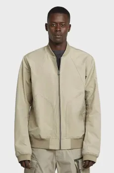 Мужской бежевый бомбер Unpadded Бежевый S G-Star RAW D26127,D908