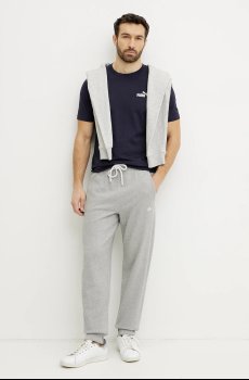 Хлопковая футболка Puma Essential Logo