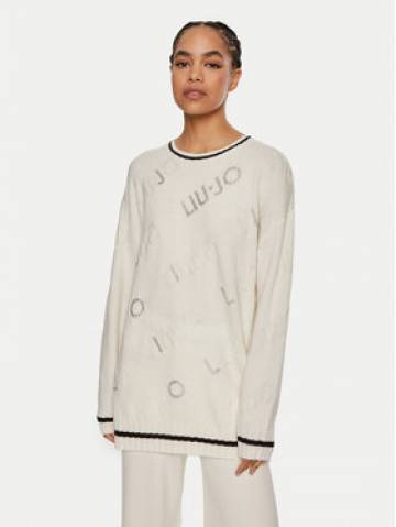 Liu Jo Светр TF4173 MS55L C3447 Білий Regular Fit Liu Jo Светр TF4173 MS55L C3447 Білий Regular Fit