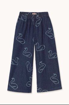 Детские джинсы Tinycottons BIG SWANS DENIM PANT