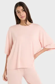 Женская пудровая футболка KATE Розовый S-M Etam 6557921