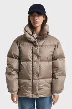 Женский бежевый пуховик RELAXED Бежевый L Gant 4700398