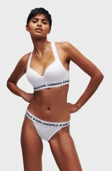 Женские белые трусики Белый L Karl Lagerfeld 225W2127