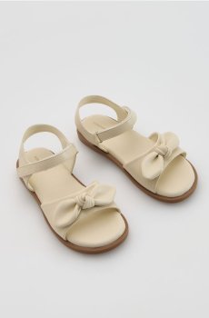 Reserved - Сандалі з бантом - кремовий - 603IX-01X