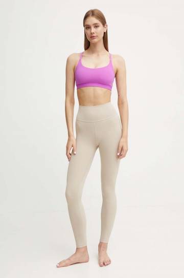 Бюстгальтер для йоги adidas Performance All Me цвет фиолетовый однотонный IY2412 Бюстгальтер для йоги adidas Performance All Me цвет фиолетовый однотонный IY2412
