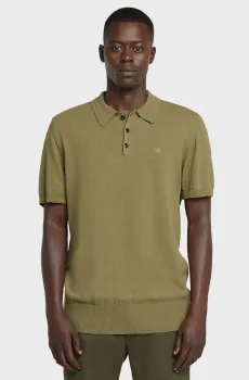 Мужское оливковое поло Knitted Оливковый M G-Star RAW D25960,D997