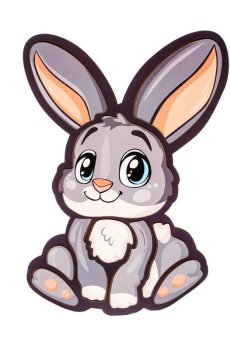 Пазл-складалка PuzzleOK Зайчик, 13 элементов, от 3 лет (Puz-22971)