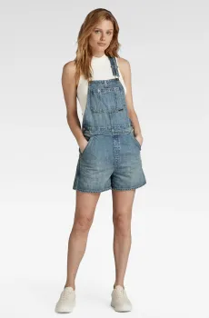 Женский синий джинсовый комбинезон Dungaree Синий XS G-Star RAW D24388,D536