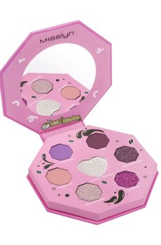 Палетка теней для век Misslyn Twinkle Moka Eyeshadow Palette 2 Violet Moka, 5.5 г