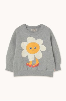 Детская хлопковая кофта Tinycottons FLOWER GRAPHIC SWEATSHIRT