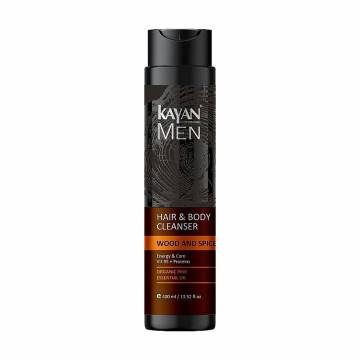 Мужской очищающий гель для волос и тела 2 в 1 Kayan Professional Men Hair & Body Cleanser, 400 мл Мужской очищающий гель для волос и тела 2 в 1 Kayan Professional Men Hair & Body Cleanser, 400 мл