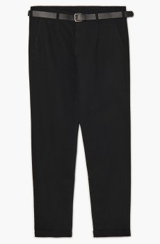 Cropp - Штани з ременем - чорний
