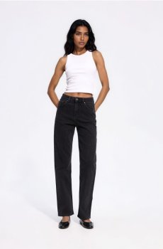 Reserved - Джинси straight fit - чорний - 520JX-99J