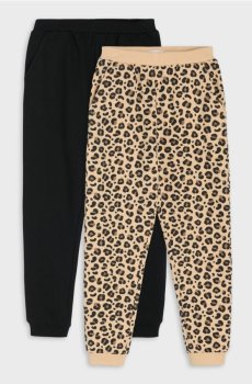 Трикотажні джогери, 2 пари - різнобарвний